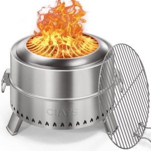 CIAYS Smokeless Firepit, 19 Inch